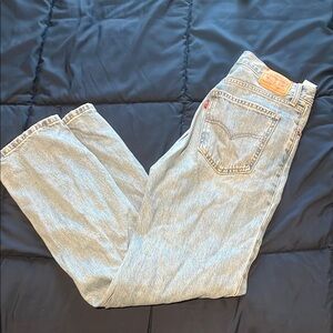 Levi's Blue Straight Leg Jeans with Vintage Appeal